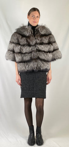 silver,chubby,3/4 sleeve,cape,white,fox,arctic,shawl,layer,cape,cashmere,wrap,stole,sleeveless,winter,fall,evening,date night,event,pictures,bridal,bride, bridesmaid,bridal party,bachelorette,registry,bridal shower,maid of honour,blush,grey,brown,beige,ivory,cream,light,furrier,genuine,real fur,fur,furry,fuzzy,animal,soft,warm,cosy,excellent,excellence,classic,gorgeous,elegant,beautiful,luxurious,romantic,sexy,popular,casual,timeless,simple,wonderland,exclusive,chic,stylish,style,comfort,lightweight,design,