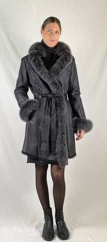 Shearling Rex Belted