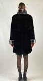 Sheared Mink Reversible Chinchilla Collar