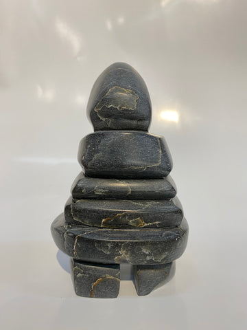 Inukshuk - Inuit Soapstone Carving