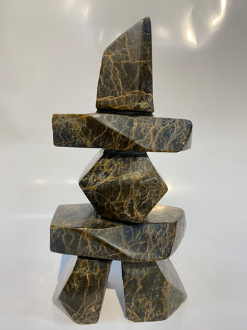 Inukshuk - Inuit Soapstone Carving