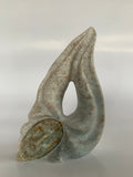 mother, daughter, grand-mother, six nations, Soapstone, sculpture, carving, inuit, serpentine, green, inukshuk, seal, faceloon, bird, handcrafted, made in canada,canadian, Canadian made, Canadian heritage,montreal, old port, local, high quality, international shipping, shipping, usa, europe, heritage gallery, heritage galerie, www.heritagegallery.ca, cape doest, iqualuit, native, igloo, eskimo, north, art stone, rock, artist, drummer, dancing, man, caribou bone, spirit, iroquois, eagle, Hoyoga'yoha, carving