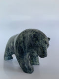 Soapstone, sculpture, carving, inuit, serpentine, green, inukshuk, seal, phoque, loon, bird, handcrafted, made in canada,canadian, Canadian made, Canadian heritage,montreal, old port, local, high quality, international shipping, shipping, usa, europe, heritage gallery, heritage galerie, www.heritagegallery.ca, cape doest, iqualuit, native, polar bear, igloo, eskimo, north, art stone, marble, rock, artist, drummer, dancing, man, caribou bone, Hunter, black, dark, Tony Oqutaq, inukshuk, carving