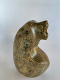 mother, daughter, six nations, Soapstone, sculpture, carving, inuit, serpentine, green, inukshuk, seal, faceloon, bird, handcrafted, made in canada,canadian, Canadian made, Canadian heritage,montreal, old port, local, high quality, international shipping, shipping, usa, europe, heritage gallery, heritage galerie, www.heritagegallery.ca, cape doest, iqualuit, native, igloo, eskimo, north, art stone, rock, artist, drummer, carving, caribou bone, spirit, iroquois, eagle, Loreene Henry, wolf