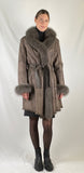 Shearling Rex Belted