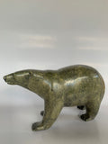 Soapstone, sculpture, carving, inuit, serpentine, green, inukshuk, seal, phoque, loon, bird, handcrafted, made in canada,canadian, Canadian made, Canadian heritage,montreal, old port, local, high quality, international shipping, shipping, usa, europe, heritage gallery, heritage galerie, www.heritagegallery.ca, cape doest, iqualuit, native, polar bear, igloo, eskimo, north, art stone, marble, rock, artist, drummer, dancing, man, caribou bone, Hunter, black, dark, Tim Pee, inukshuk, carving