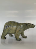 Soapstone, sculpture, carving, inuit, serpentine, green, inukshuk, seal, phoque, loon, bird, handcrafted, made in canada,canadian, Canadian made, Canadian heritage,montreal, old port, local, high quality, international shipping, shipping, usa, europe, heritage gallery, heritage galerie, www.heritagegallery.ca, cape doest, iqualuit, native, polar bear, igloo, eskimo, north, art stone, marble, rock, artist, drummer, dancing, man, caribou bone, Hunter, black, dark, Tim Pee, inukshuk, carving