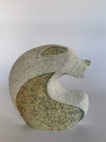mother, daughter, grand-mother, six nations, Soapstone, sculpture, carving, inuit, serpentine, green, inukshuk, seal, faceloon, bird, handcrafted, made in canada,canadian, Canadian made, Canadian heritage,montreal, old port, local, high quality, international shipping, shipping, usa, europe, heritage gallery, heritage galerie, www.heritagegallery.ca, cape doest, iqualuit, native, igloo, eskimo, north, art stone, rock, artist, drummer, dancing, man, caribou bone, spirit, iroquois, wolf, negana'wu'u, carving